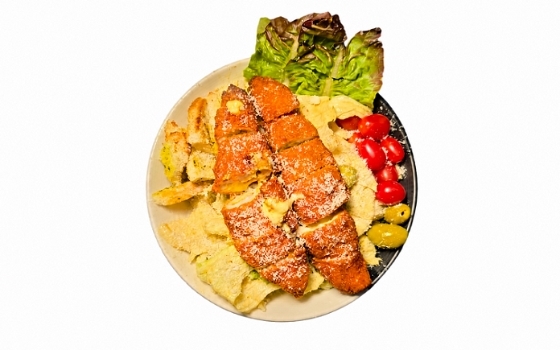 سزار با مرغ سوخاری(متوسط)